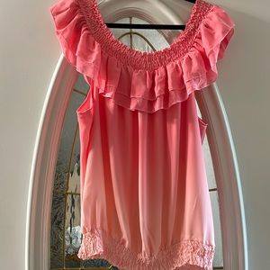 NWT Lane Bryant Ruffled Blouse.